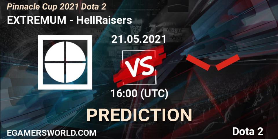 EXTREMUM vs HellRaisers: Match Prediction. 21.05.21, Dota 2, Pinnacle Cup 2021 Dota 2