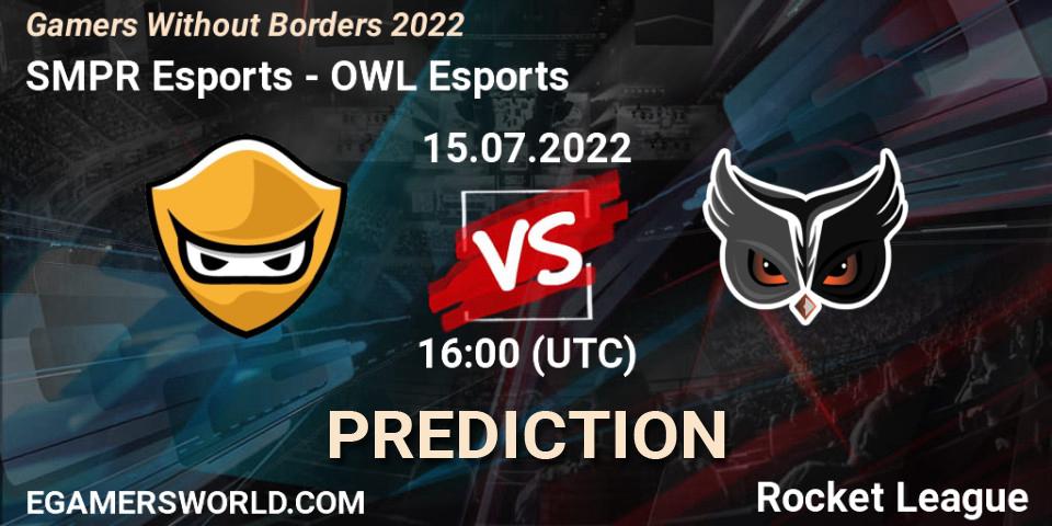 SMPR Esports vs OWL Esports: Match Prediction. 15.07.2022 at 16:00, Rocket League, Gamers Without Borders 2022