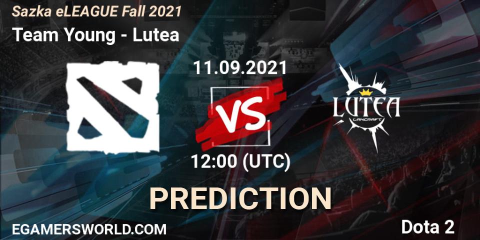 Team Young vs Lutea: Match Prediction. 11.09.2021 at 12:11, Dota 2, Sazka eLEAGUE Fall 2021
