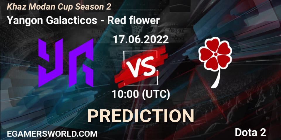 Yangon Galacticos vs Red flower: Match Prediction. 17.06.2022 at 09:59, Dota 2, Khaz Modan Cup Season 2