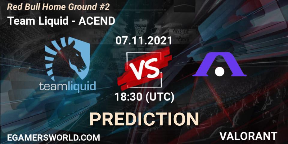Team Liquid vs ACEND: Match Prediction. 07.11.2021 at 17:05, VALORANT, Red Bull Home Ground #2