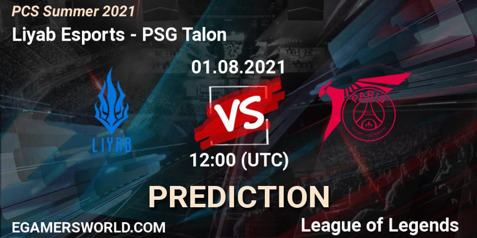 Liyab Esports vs PSG Talon: Match Prediction. 01.08.2021 at 12:00, LoL, PCS Summer 2021