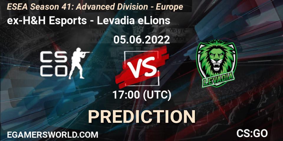 ex-H&H Esports vs Levadia eLions: Match Prediction. 05.06.2022 at 17:00, Counter-Strike (CS2), ESEA Season 41: Advanced Division - Europe