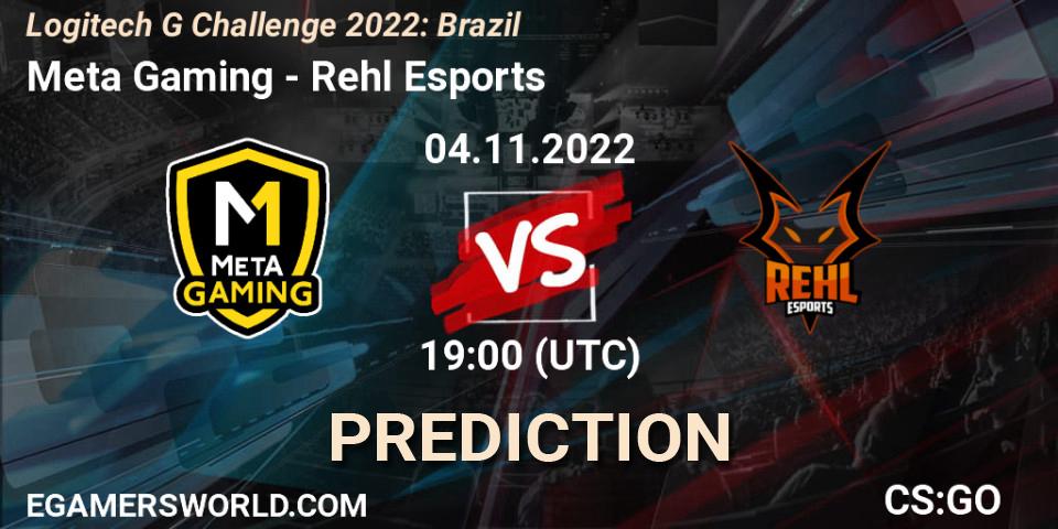 Meta Gaming Brasil vs Rehl Esports: Match Prediction. 04.11.2022 at 19:00, Counter-Strike (CS2), Logitech G Challenge 2022: Brazil