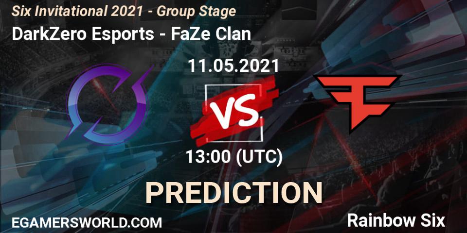 DarkZero Esports vs FaZe Clan: Match Prediction. 11.05.2021 at 12:00, Rainbow Six, Six Invitational 2021 - Group Stage