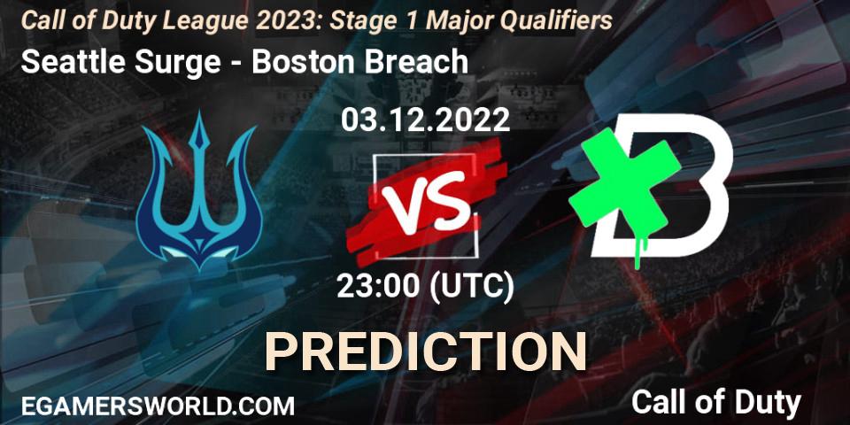Seattle Surge vs Boston Breach: Match Prediction. 03.12.2022 at 23:00, Call of Duty, Call of Duty League 2023: Stage 1 Major Qualifiers