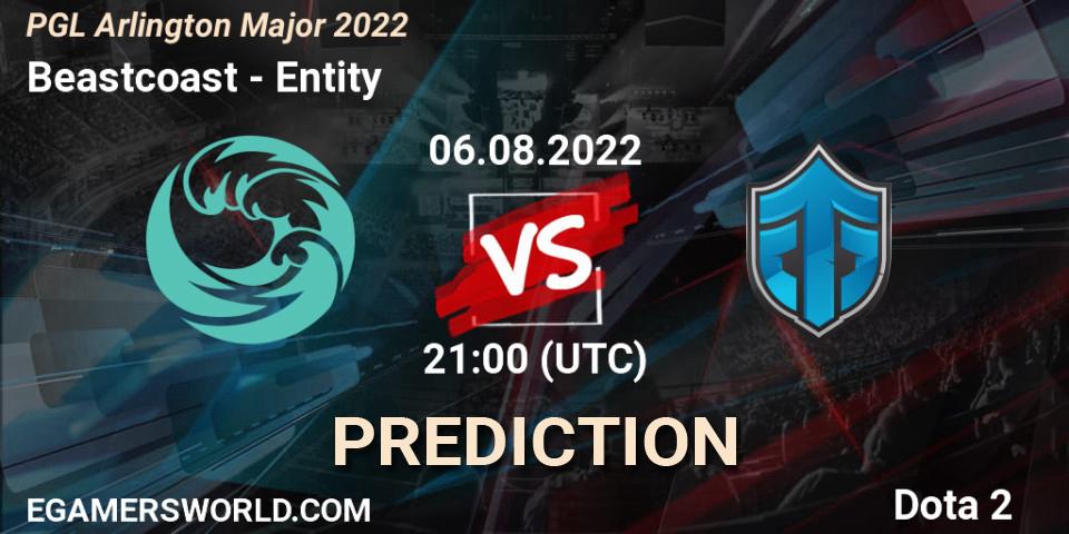 Beastcoast vs Entity: Match Prediction. 06.08.22, Dota 2, PGL Arlington Major 2022 - Group Stage