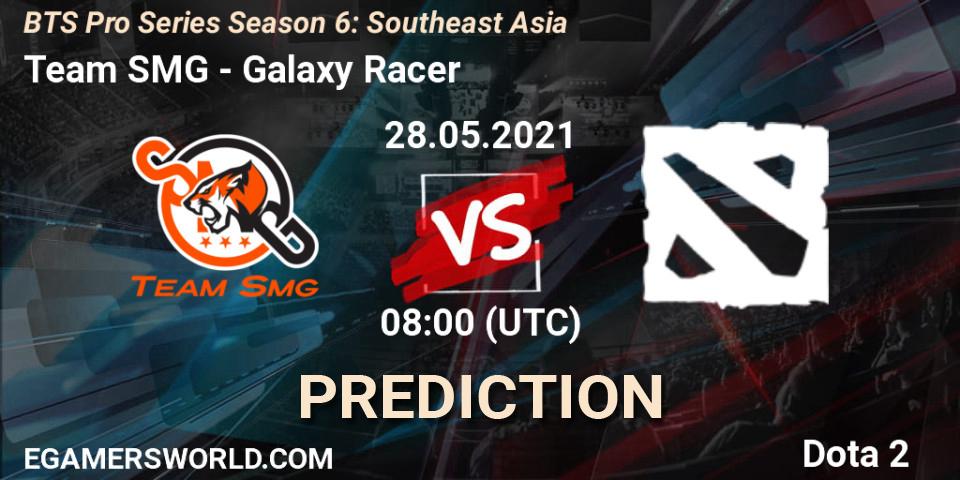 Team SMG vs Galaxy Racer: Match Prediction. 28.05.2021 at 08:01, Dota 2, BTS Pro Series Season 6: Southeast Asia