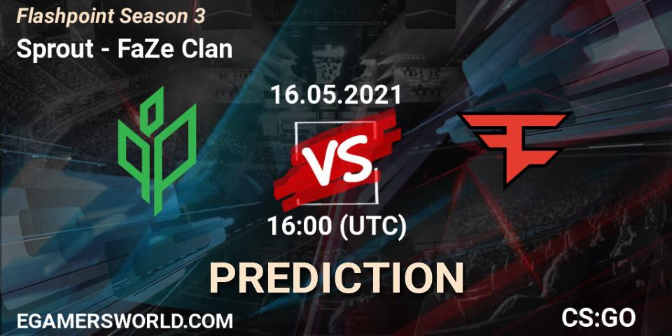 Sprout vs FaZe Clan: Match Prediction. 16.05.2021 at 16:05, Counter-Strike (CS2), Flashpoint Season 3