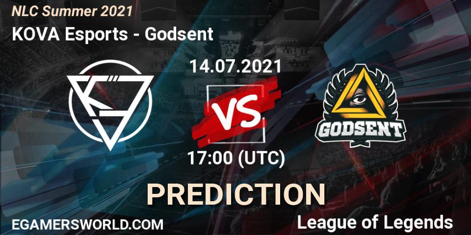 KOVA Esports vs Godsent: Match Prediction. 14.07.21, LoL, NLC Summer 2021