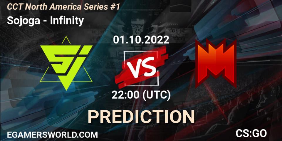Sojoga vs Infinity: Match Prediction. 01.10.22, CS2 (CS:GO), CCT North America Series #1