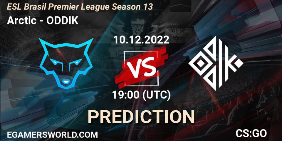 Arctic vs ODDIK: Match Prediction. 10.12.2022 at 19:00, Counter-Strike (CS2), ESL Brasil Premier League Season 13