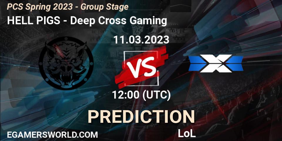 HELL PIGS vs Deep Cross Gaming: Match Prediction. 12.02.2023 at 10:00, LoL, PCS Spring 2023 - Group Stage