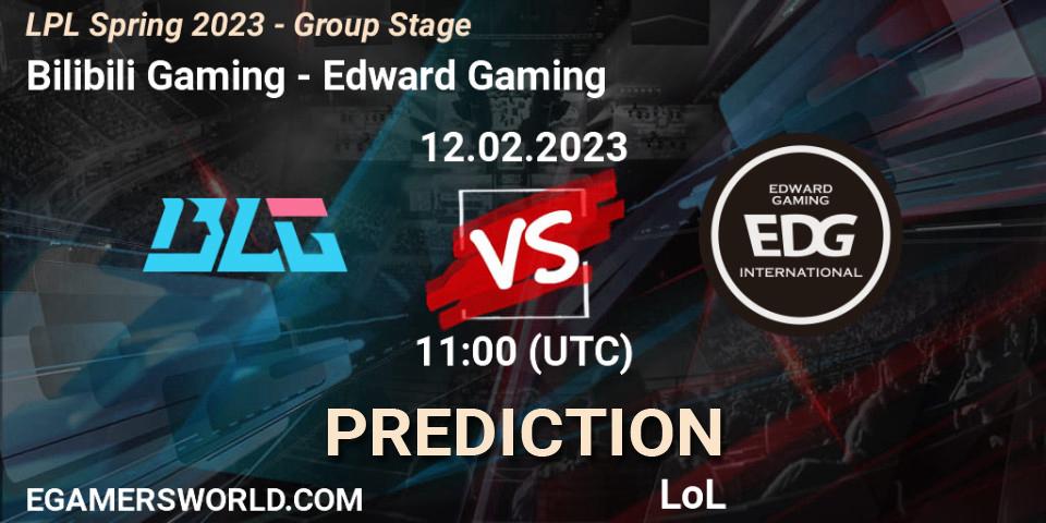 Bilibili Gaming vs Edward Gaming: Match Prediction. 12.02.23, LoL, LPL Spring 2023 - Group Stage