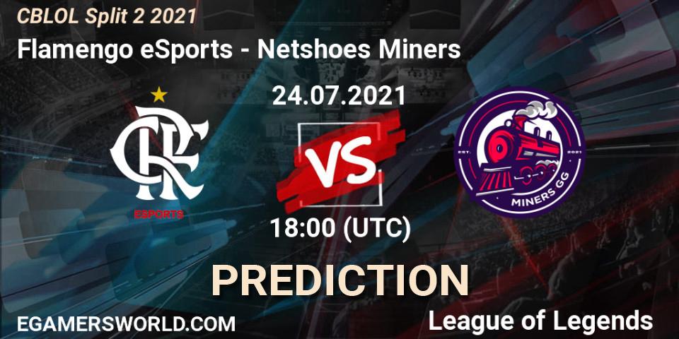 Flamengo eSports vs Netshoes Miners: Match Prediction. 24.07.2021 at 18:00, LoL, CBLOL Split 2 2021