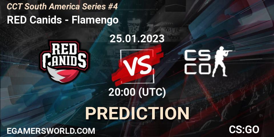 RED Canids vs Flamengo: Match Prediction. 25.01.23, CS2 (CS:GO), CCT South America Series #4
