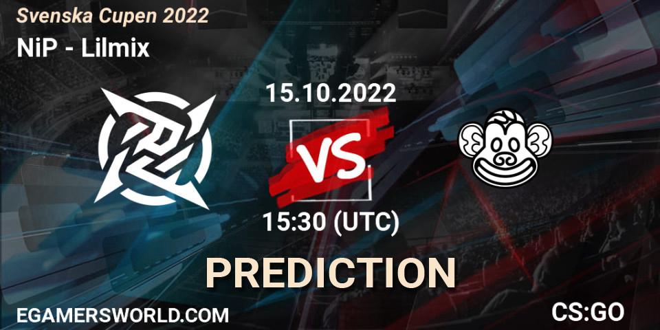 NiP vs Lilmix: Match Prediction. 15.10.2022 at 15:30, Counter-Strike (CS2), Svenska Cupen 2022