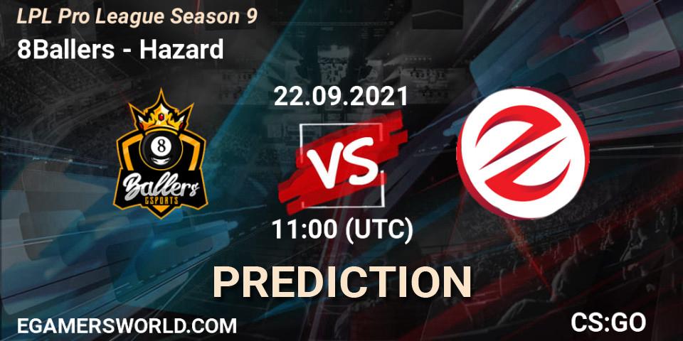 8Ballers vs Hazard: Match Prediction. 22.09.2021 at 10:35, Counter-Strike (CS2), LPL Pro League 2021 Season 3