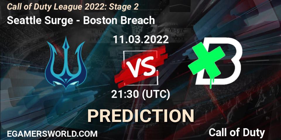 Seattle Surge vs Boston Breach: Match Prediction. 11.03.2022 at 21:30, Call of Duty, Call of Duty League 2022: Stage 2