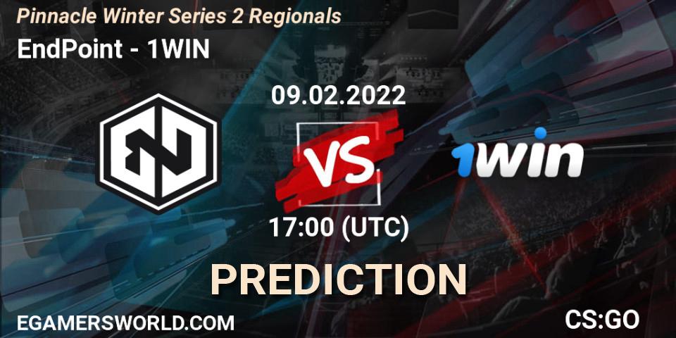 EndPoint vs 1WIN: Match Prediction. 09.02.2022 at 17:00, Counter-Strike (CS2), Pinnacle Winter Series 2 Regionals