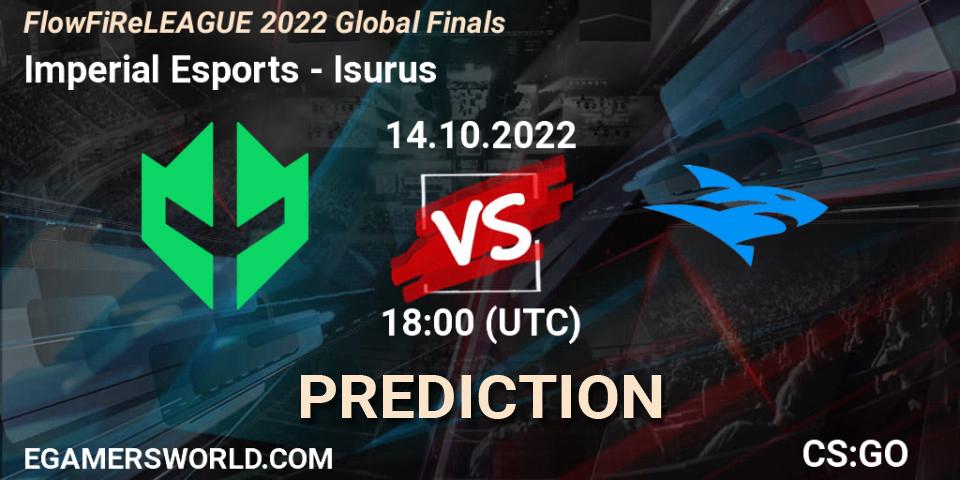 Imperial Esports vs Isurus: Match Prediction. 14.10.22, CS2 (CS:GO), FlowFiReLEAGUE 2022 Global Finals