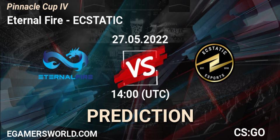 Eternal Fire vs ECSTATIC: Match Prediction. 27.05.2022 at 11:00, Counter-Strike (CS2), Pinnacle Cup #4