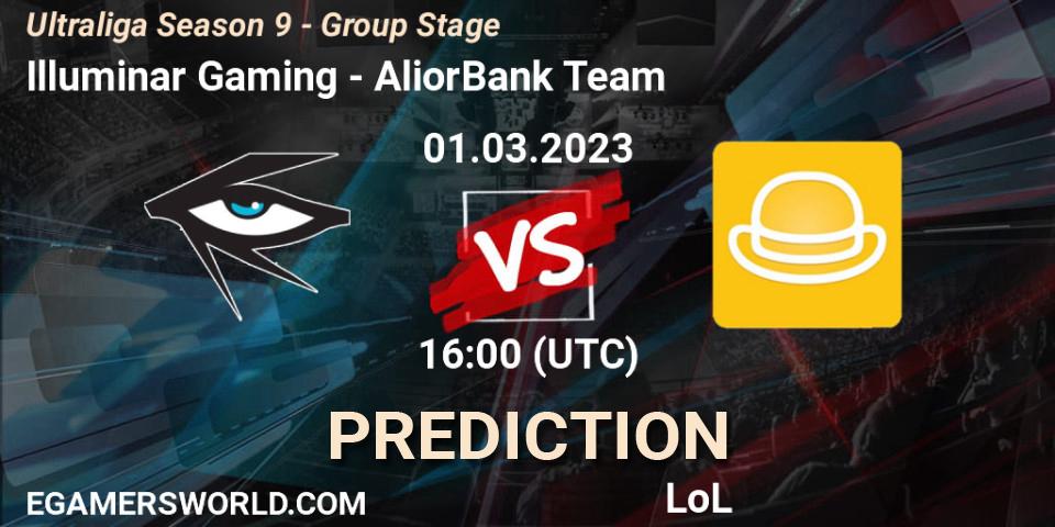 Illuminar Gaming vs AliorBank Team: Match Prediction. 01.03.23, LoL, Ultraliga Season 9 - Group Stage