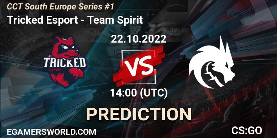 Tricked Esport vs Team Spirit: Match Prediction. 22.10.22, CS2 (CS:GO), CCT South Europe Series #1