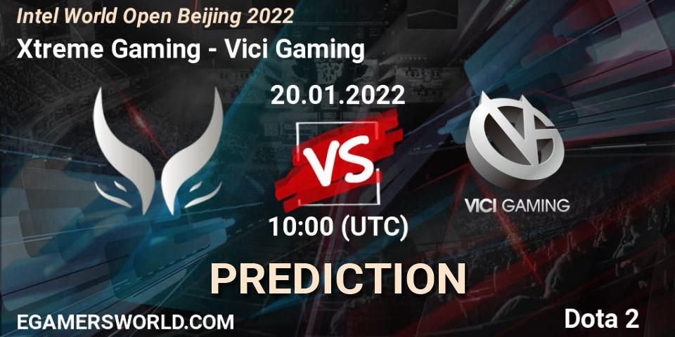 Xtreme Gaming vs Vici Gaming: Match Prediction. 20.01.2022 at 09:45, Dota 2, Intel World Open Beijing 2022