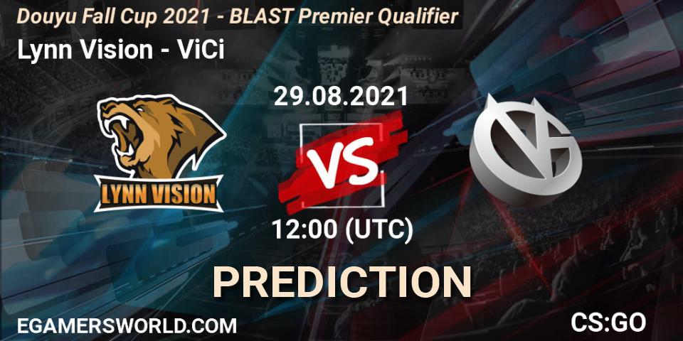 Lynn Vision vs ViCi: Match Prediction. 29.08.21, CS2 (CS:GO), Douyu Fall Cup 2021 - BLAST Premier Qualifier