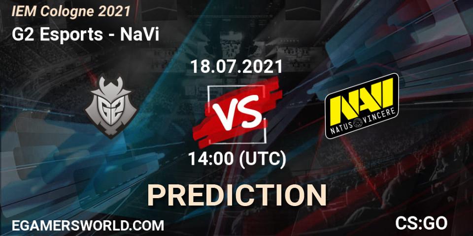 G2 Esports vs NaVi: Match Prediction. 18.07.21, CS2 (CS:GO), IEM Cologne 2021