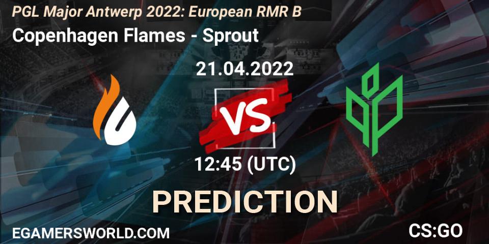 Copenhagen Flames vs Sprout: Match Prediction. 21.04.22, CS2 (CS:GO), PGL Major Antwerp 2022: European RMR B