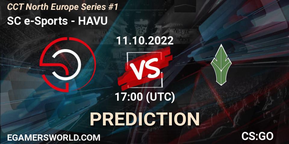 SC e-Sports vs HAVU: Match Prediction. 11.10.2022 at 17:00, Counter-Strike (CS2), CCT North Europe Series #1