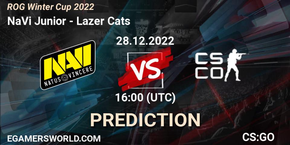 NaVi Junior vs Lazer Cats: Match Prediction. 08.01.2023 at 12:00, Counter-Strike (CS2), ROG Winter Cup 2022