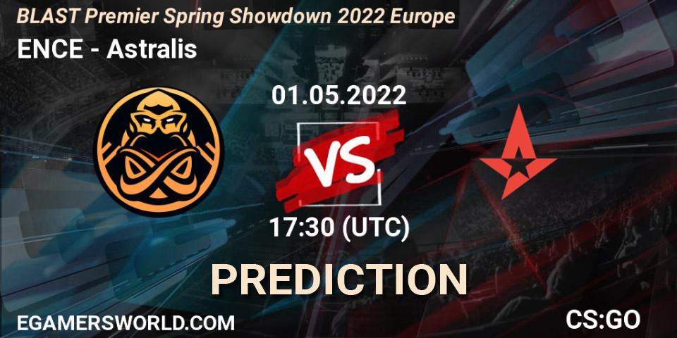 ENCE vs Astralis: Match Prediction. 01.05.2022 at 17:30, Counter-Strike (CS2), BLAST Premier Spring Showdown 2022 Europe