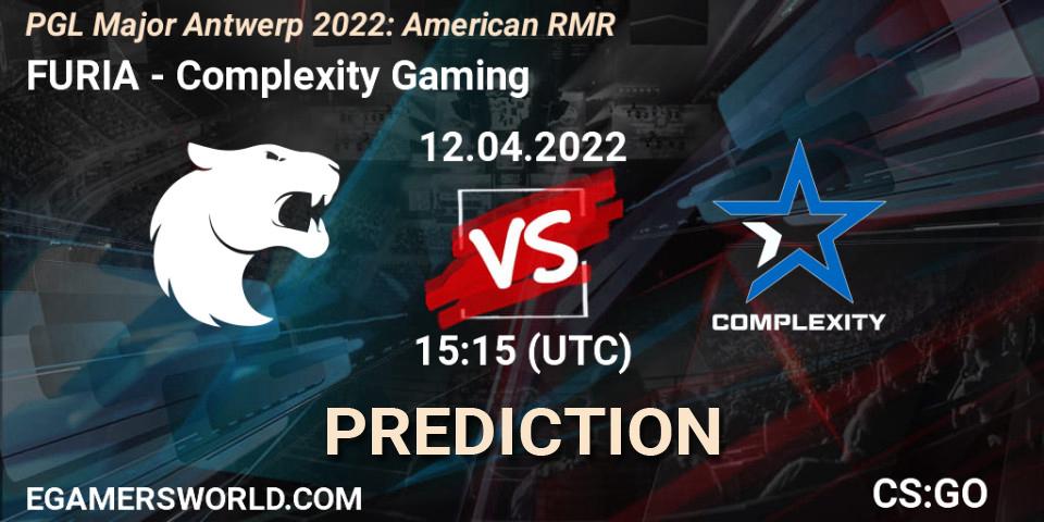 FURIA vs Complexity Gaming: Match Prediction. 12.04.22, CS2 (CS:GO), PGL Major Antwerp 2022: American RMR
