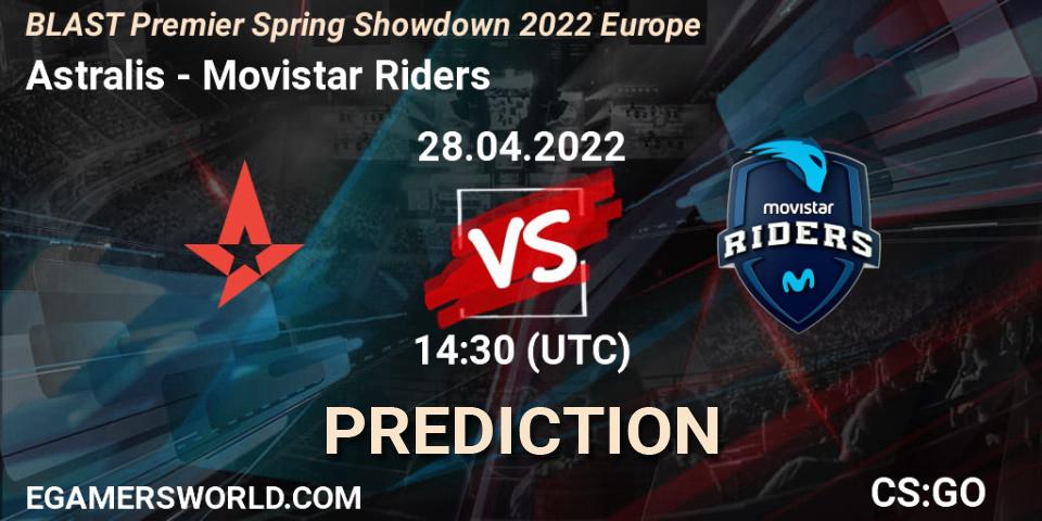 Astralis vs Movistar Riders: Match Prediction. 28.04.22, CS2 (CS:GO), BLAST Premier Spring Showdown 2022 Europe