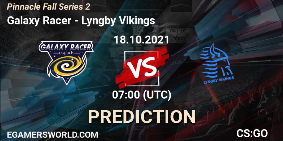 Galaxy Racer vs Lyngby Vikings: Match Prediction. 18.10.21, CS2 (CS:GO), Pinnacle Fall Series #2