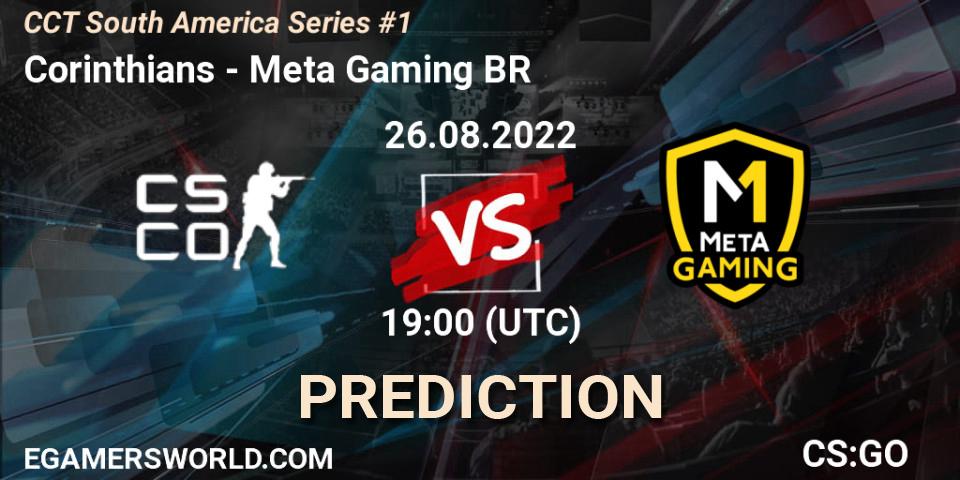 Corinthians vs Meta Gaming BR: Match Prediction. 26.08.22, CS2 (CS:GO), CCT South America Series #1