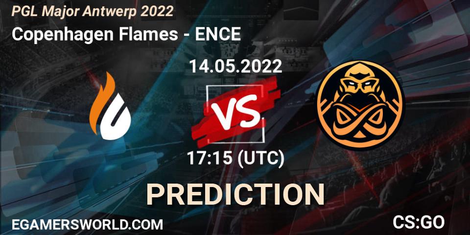 Copenhagen Flames vs ENCE: Match Prediction. 14.05.2022 at 17:15, Counter-Strike (CS2), PGL Major Antwerp 2022