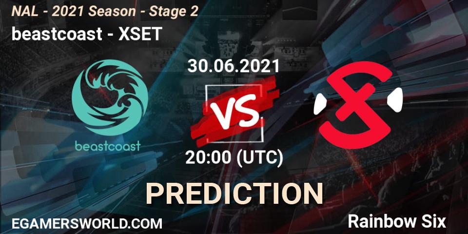 beastcoast vs XSET: Match Prediction. 30.06.2021 at 20:00, Rainbow Six, NAL - 2021 Season - Stage 2