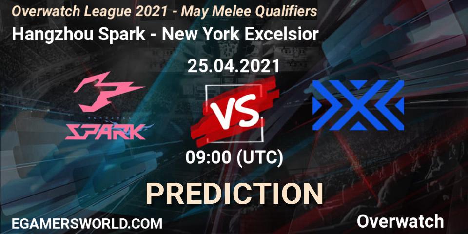Hangzhou Spark vs New York Excelsior: Match Prediction. 25.04.2021 at 09:00, Overwatch, Overwatch League 2021 - May Melee Qualifiers