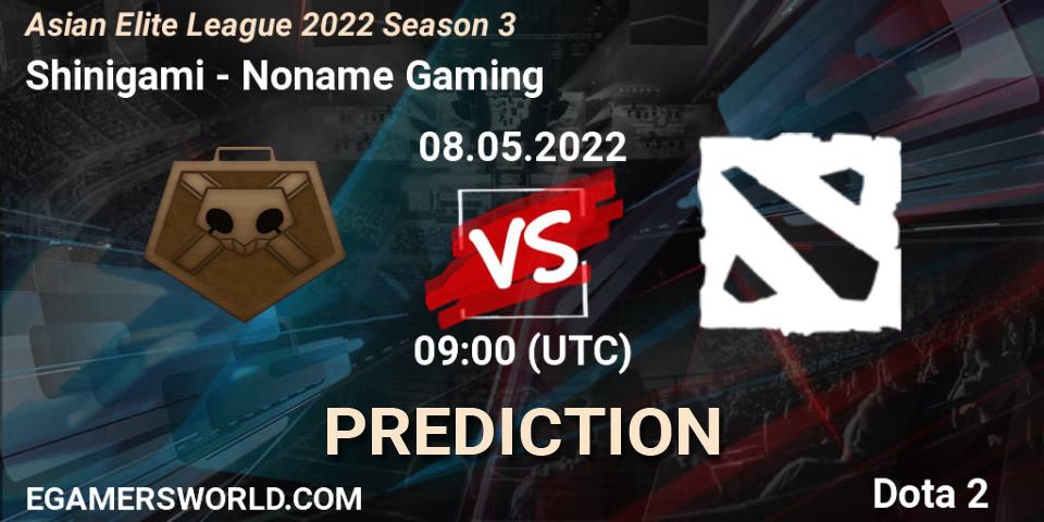 Shinigami vs Noname Gaming: Match Prediction. 08.05.2022 at 08:57, Dota 2, Asian Elite League 2022 Season 3
