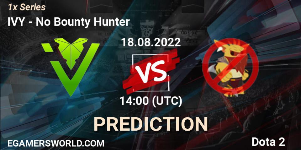 IVY vs No Bounty Hunter: Match Prediction. 18.08.22, Dota 2, 1x Series