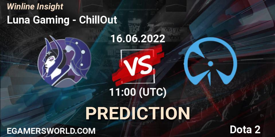 Luna Gaming vs ChillOut: Match Prediction. 13.06.2022 at 11:00, Dota 2, Winline Insight