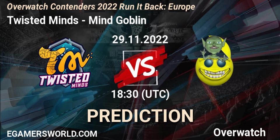 Twisted Minds vs Fancy Fellas: Match Prediction. 29.11.2022 at 20:00, Overwatch, Overwatch Contenders 2022 Run It Back: Europe