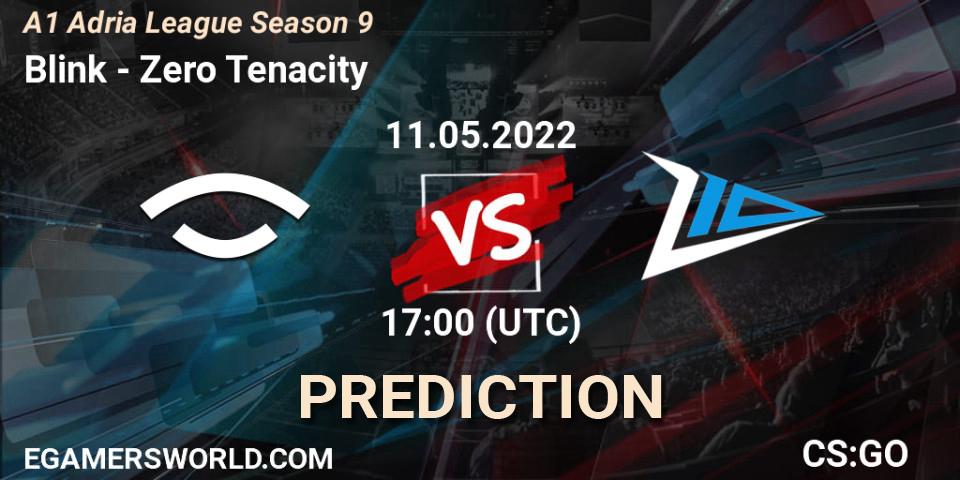 Blink vs Zero Tenacity: Match Prediction. 11.05.22, CS2 (CS:GO), A1 Adria League Season 9