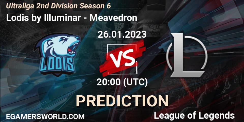 Lodis by Illuminar vs Meavedron: Match Prediction. 26.01.2023 at 20:00, LoL, Ultraliga 2nd Division Season 6