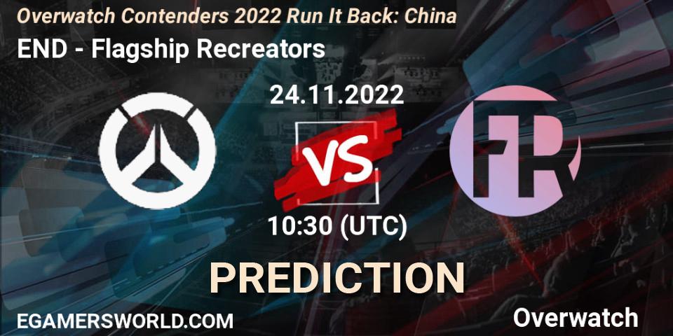 END vs Flagship Recreators: Match Prediction. 24.11.22, Overwatch, Overwatch Contenders 2022 Run It Back: China