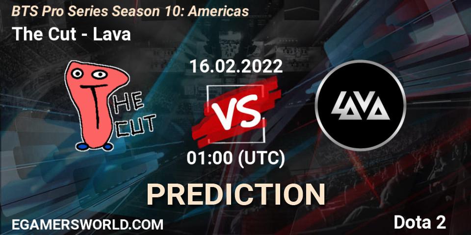 The Cut vs Lava: Match Prediction. 16.02.22, Dota 2, BTS Pro Series Season 10: Americas